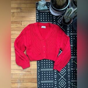 Urban Outfitters Cropped Knit Cardigan